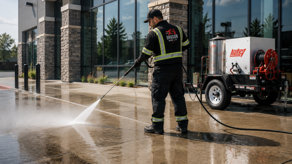 Public facility cleaning services in Central Alberta